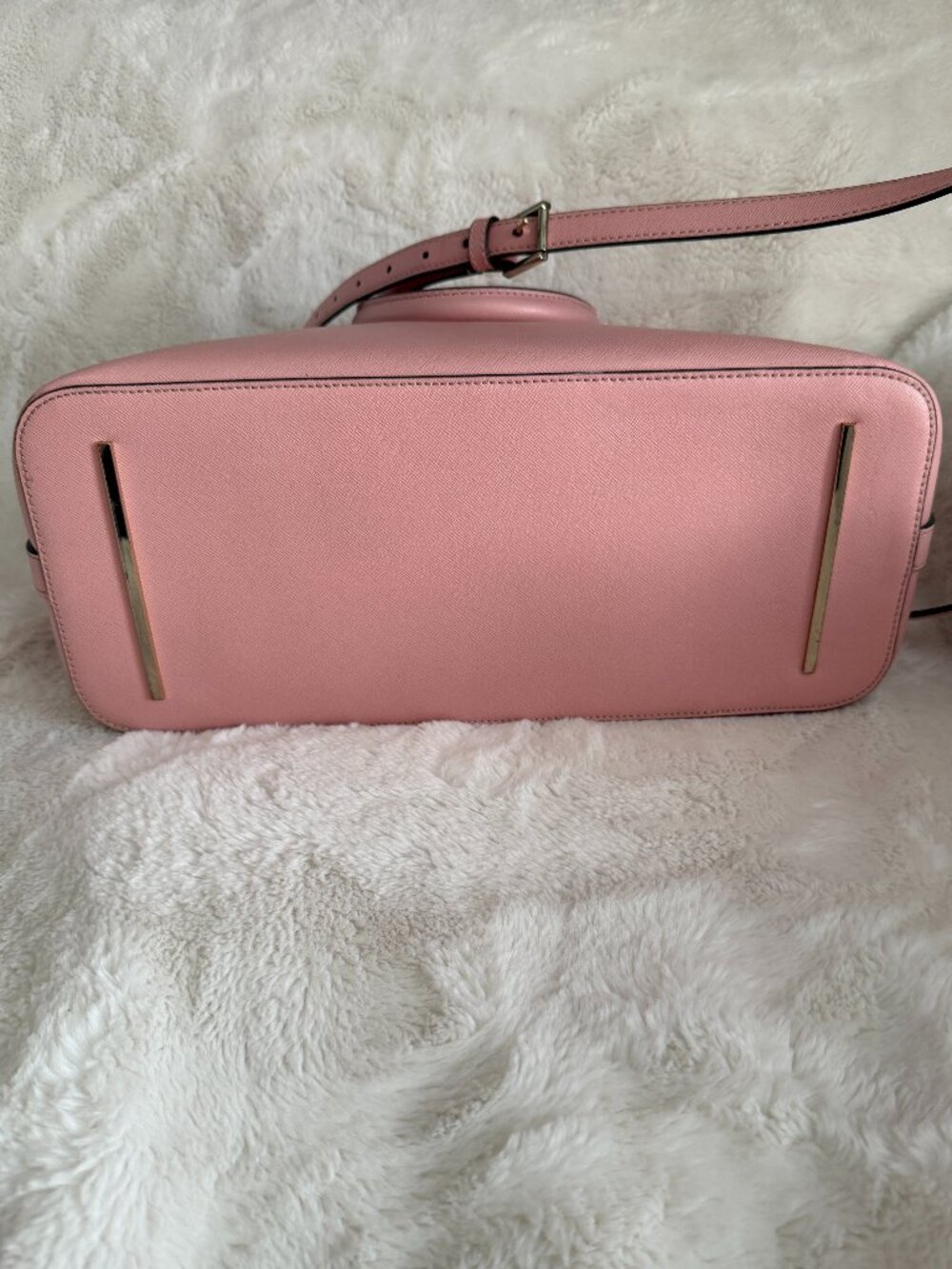 Tory Burch Robinson Open Dome Pink Leather Satchel Bag - Picture 8 of 16